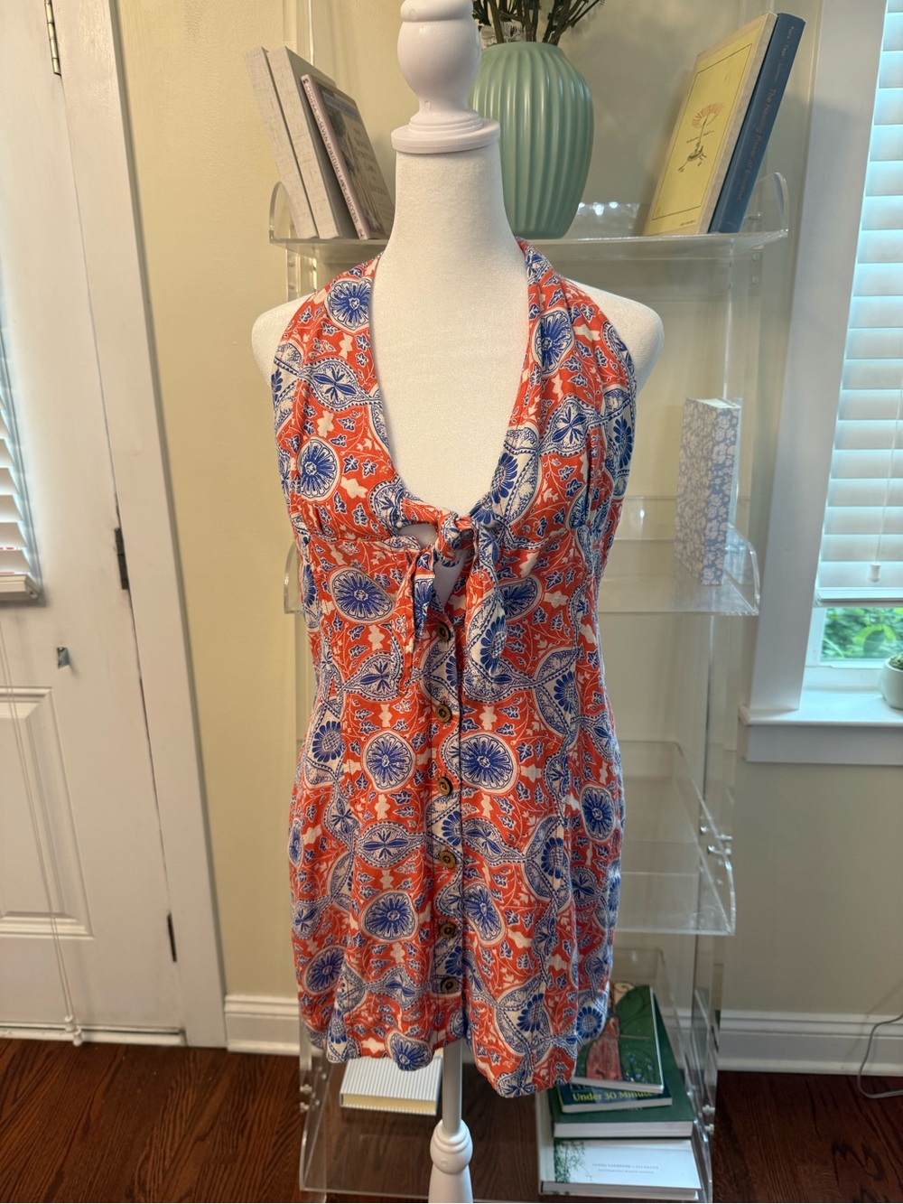 Anthropologie Maeve halter Beach Resort Sleeveless Dress NWT Sz Medium Newβ
